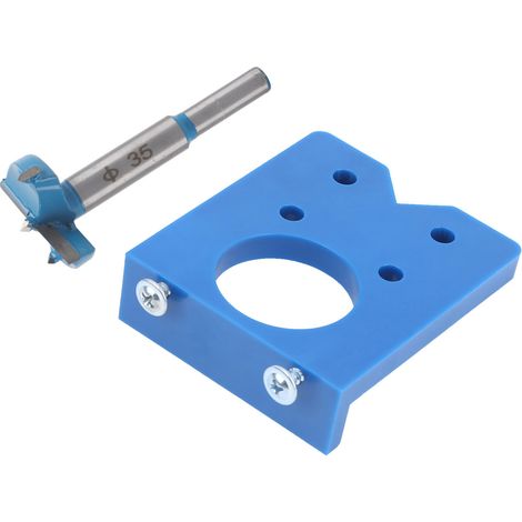 Scharnierlochöffner, Blauer Präzisionspositionierer, Türbohrlehre, 35-mm-holzbearbeitungswerkzeugset