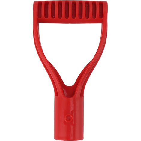 Kunststoff-schaufelstiel, 32 Mm Innendurchmesser, Ersatz-d-griff Zum Schneeschaufeln, Roter Rechen