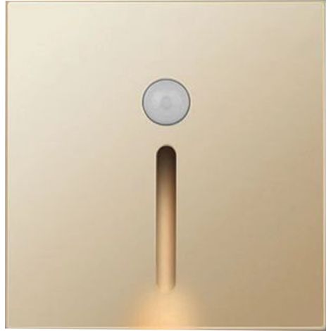 Led-nachtlicht Mit Bewegungsmelder, Abs, Kleine Induktionslampe Für Nachttisch, Flur, Korridor, Gold
