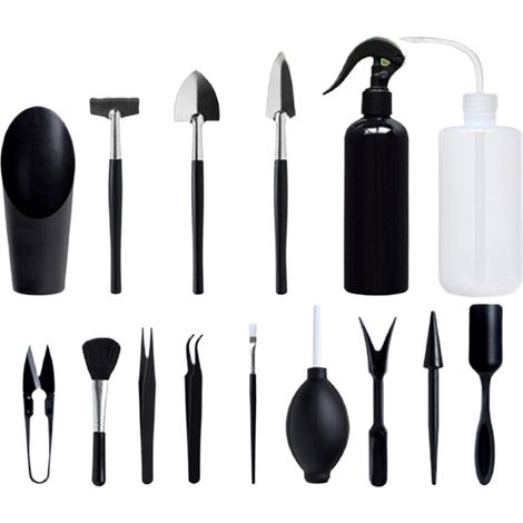 Robustes Gartengeräte-set, Mini-gartenhandset, 15-teiliges Werkzeuggeschenk