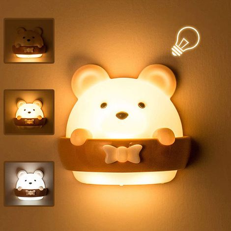 Led-nachtlicht Ohne Bohren, Fernbedienung, Augenschutz, Fürs Kinderzimmer