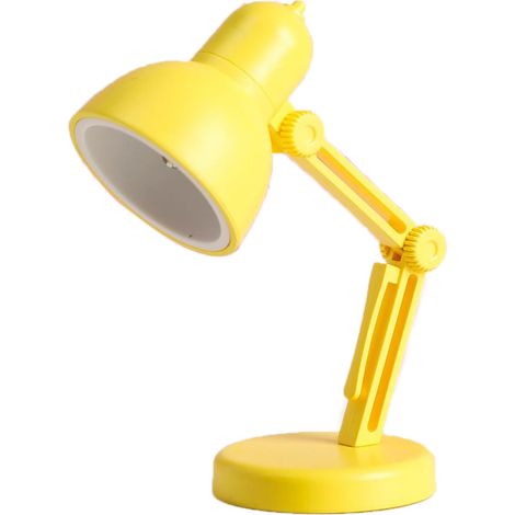 Zusammenklappbare Led-tischleuchte/nachtlicht Für Büro/schreibtisch Mit Verstellbarem, Abnehmbarem Magnetfuß Zum Lesen Zu Hause Oder Im Büro – Gelb