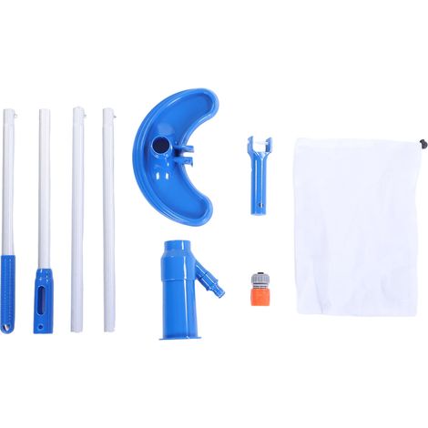 Tragbarer Unterwasser-poolreiniger Mit 4-teiliger Stange, Arbeitssparend, Für Whirlpool Und Springbrunnen, Europäisches Design