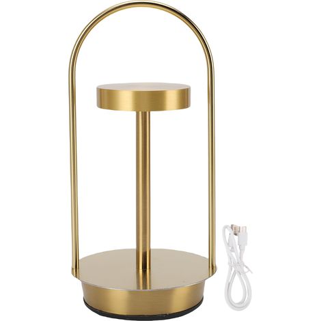 Kabellose Tischlampe, Tragbare Led-laterne, 3000-mah-akku, 3 Farben, Stufenlos Dimmbar, Für Camping, Zuhause, Restaurant, Schlafzimmer, Balkon