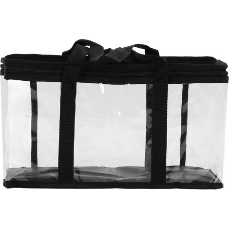 Werkzeugaufbewahrungstasche Aus Pvc, Transparente Aufbewahrungstasche Mit Staubdichtem Reißverschluss, Geräumiger Organizer Für Wartungsarbeiten, 38 X 15 X 21 Cm