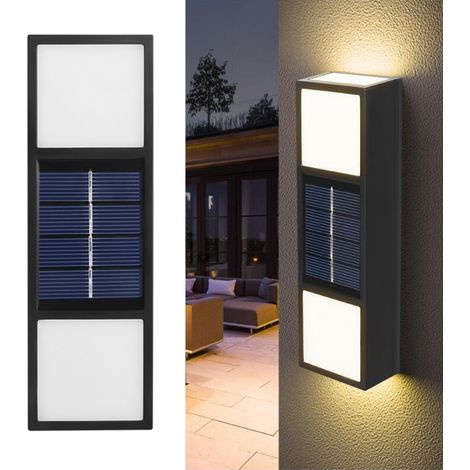 Außenwand-led-solarleuchte Für Haustür, Garten, Garage Und Terrasse