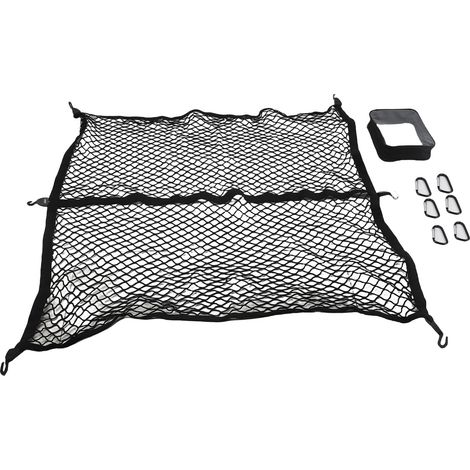 Elastisches Ladungsnetz Mit Sicherer Befestigung, Erweiterbar Von 1,2 X 1,2 Metern Bis 2,1 X 2,1 Metern, Mit 6 Clips Für Pick-ups.