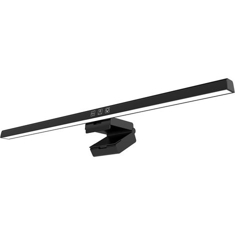 Leuchtleiste Für Computermonitore, Reduziert Die Augenbelastung, Touch-bedienung, Led-lampe, 60-minuten-timer, Schwarz