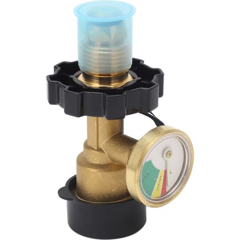 Pol-gastankadapter, Lp-zu-qcc1-serviceventil Mit Manometer