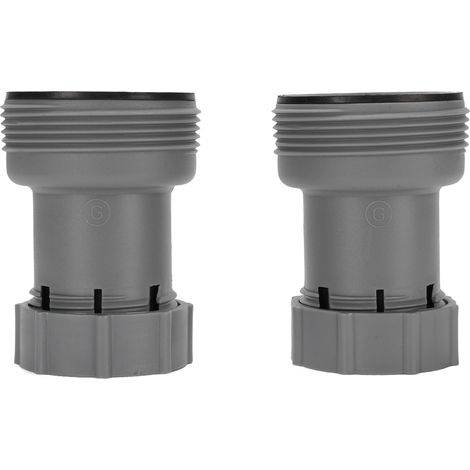 Poolschlauchadapter, 2 Stück, 1,5 Zoll Auf 1,25 Zoll Umrüstung Für Einbaufilterpumpe