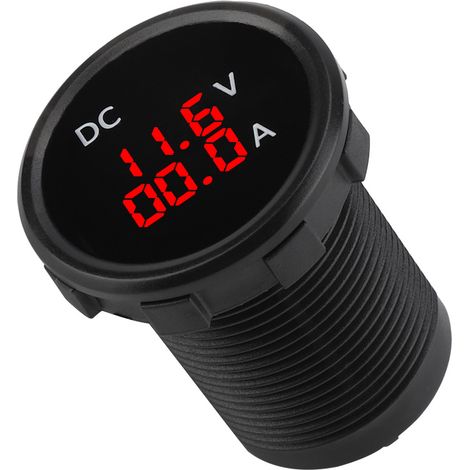 Digitales Voltmeter, Dc 12v-24v 15a, Wasserdichtes Spannungsmessgerät, Kompakt Für Auto Und Motorrad