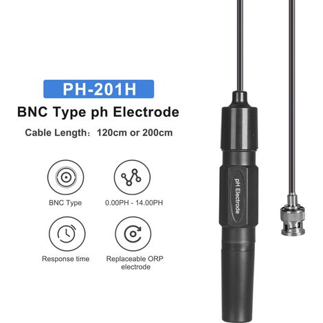 Professionelle Laborelektrode, Ph-sonde Für Aquarien In Der Hydrokultur, Bnc-controller, Messgeräteanschluss