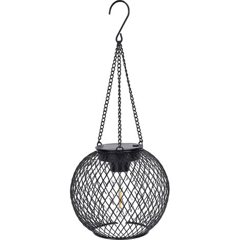 Wasserdichte Solarlaterne Für Den Außenbereich, Dekorative Hängeleuchte Aus Metall, Ideal Für Garten, Tisch, Weg, Terrasse, Veranda Oder Hof