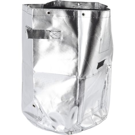 Silberner Kartoffelpflanzsack, Auslaufsicherer Und Zu Öffnender Pflanzkübel Für Pflanzen, Gemüse Und Blumen, Größe M, 26 Liter (7 Gallonen)