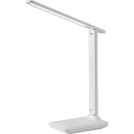 10w Led-schreibtischlampe, 3 Farbtemperaturen, Usb-betrieben, Augenschonende Leselampe, Für Büro, Schlafzimmer, L (höhe 33 Cm)