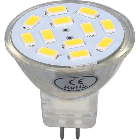 Mr11 12-led-lampe, 4 W, 400 Lm, Doppelstiftsockel, Landschaftsstrahler Für Schlafzimmer, Warmweiß, 4er-pack, 12 V Dc