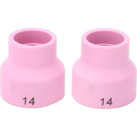Keramische Schweißdüse, 2,4 Mm Innendurchmesser, Mittelloch, Wig Mit Edelstahlfilter Für Wp 9 20 25 17 18 26, 2 Stück