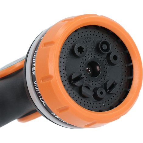 Hochdruck-wassersprühdüse Mit 10 Funktionen Für Gartenarbeit, Bodenreinigung Und Autofensterreinigung – Orange