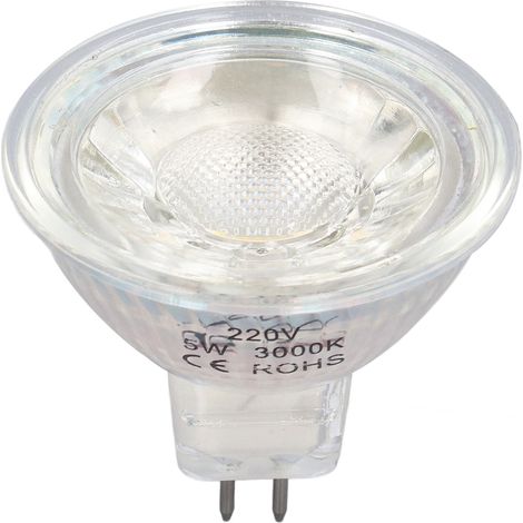 5-w-cob-led-lampe Mit Mr16-glas, Dimmbarer Spot Für Schlaf- Und Wohnzimmer, 220 V