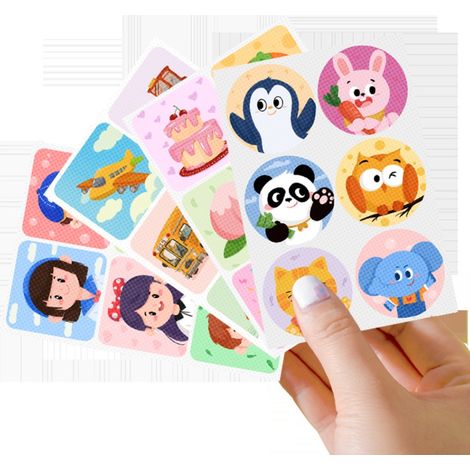 10er-packung Mit 360 Mückenschutzpflastern Für Kinder, Cartoon-design, Natürliche Pflanzen, Ätherisches Citronellaöl, Insektenschutzpflaster Für Drinnen Und Draußen