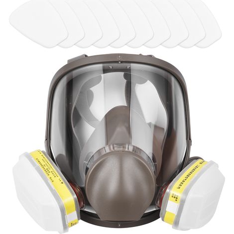 Vollgesichts-atemschutzmaske, Schutzhelm Für Malerarbeiten, Schutz Vor Organischen Dämpfen Und Stäuben, Staubmaske, Malermaske, Gasmaske