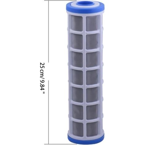Waschbares Wasserfilterelement, 10-zoll-edelstahl-siebfilterpatronen, 40-mikron-filterpräzision
