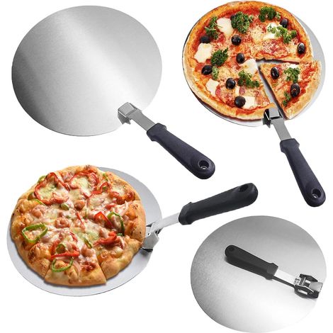 Pizzaschieber – Edelstahlspatel – Rund – 30 Cm