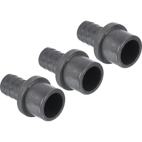 Reduzierstück Für Pvc-schlauch, 25 Mm Außendurchmesser, 17 Mm Schlauchtülle, 3er-pack, Gerader Kupplungsadapter, Grau