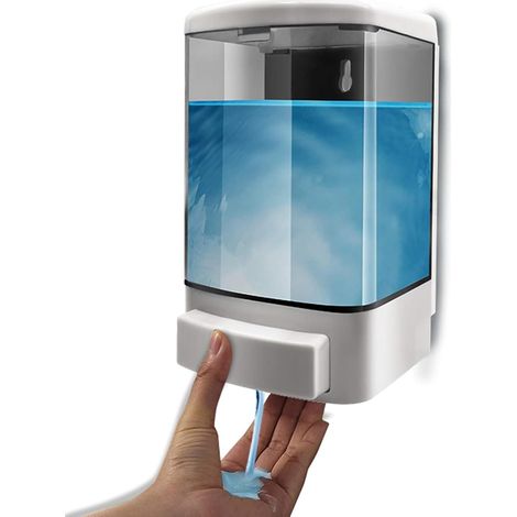 Manueller Wandseifenspender (1000 Ml) Für Bad, Küche, Öffentliche Dusche, Schlafzimmer, Seifenpumpe, Sichtfenster, Einfacher Seifenaustausch