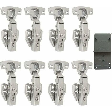Scharniere Aus Edelstahl 304 – Hydraulische Scharniere – Schrank – 8 Stück