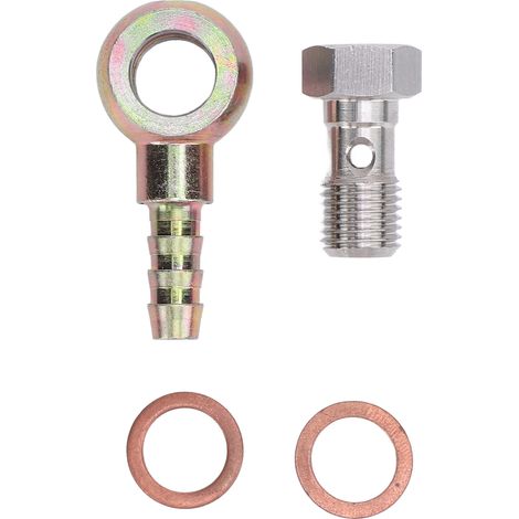 7/16 Zoll X 20 Unf Banjo-adapter, Edelstahl-schraubensatz Für Bremsflüssigkeitsbehälter Mit 8-mm-schlauchanschluss Für Transportsysteme