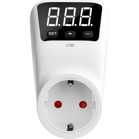 Hlp02 – Digitale Automatische Überspannungsschutzsteckdose, 230 V, 16 A, Lcd-anzeige, Überspannungsschutz, Relaisausgang