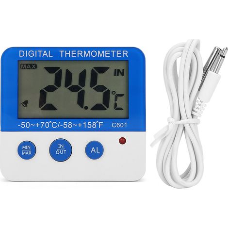 Großer Lcd-bildschirm, Abs-gehäuse, Für Den Innen- Und Außenbereich Geeignet, Mini-alarmthermometer, Elektronisches Temperaturmessgerät Für Viehzuchtbetriebe
