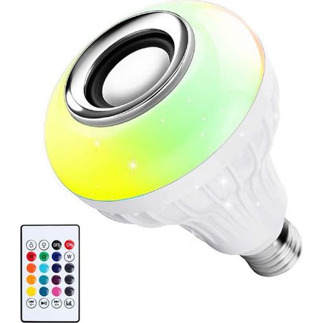 Bluetooth-rgb-led-musiklampe Mit Farbwechsel Und Fernbedienung, Ideal Für Partys, Zuhause, Schlafzimmer Und Bars