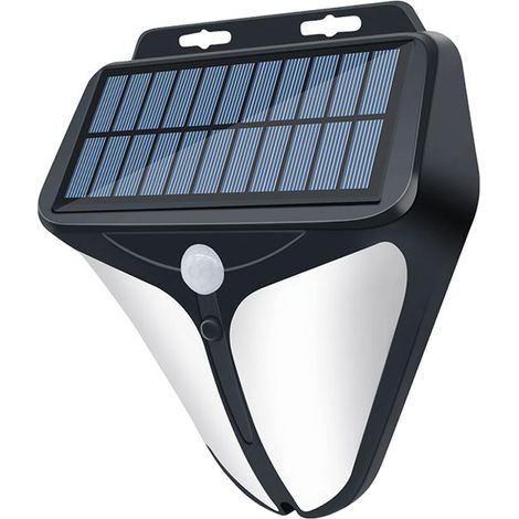 Solarbetriebene Blinkende Warnleuchte Mit 129 Dezibel Alarm, Infrarot-wanddetektionseinheit, Schutzart Ip65 (wasserdicht), Geeignet Für Wohnhäuser, Gärten Und Lagerhallen.