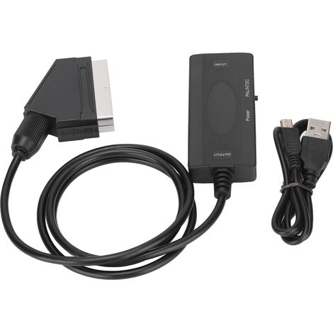 Hd-multimedia-schnittstelle Auf Scart-konverter, Vollständiger 720p/1080p-av-adapter Für Hdtv-monitor-projektor