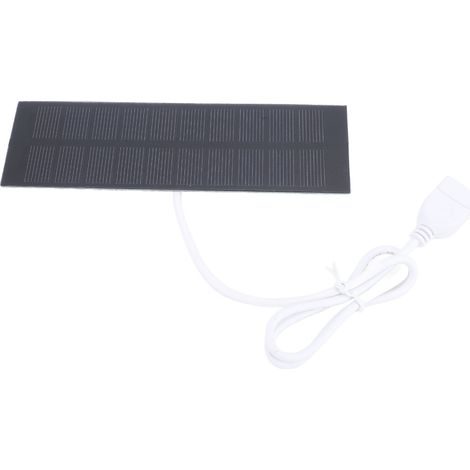 1-w-solarpanel-ladegerät, 5-v-ausgang, Tragbar Für Leichte Ventilatoren, Outdoor-reisezubehör
