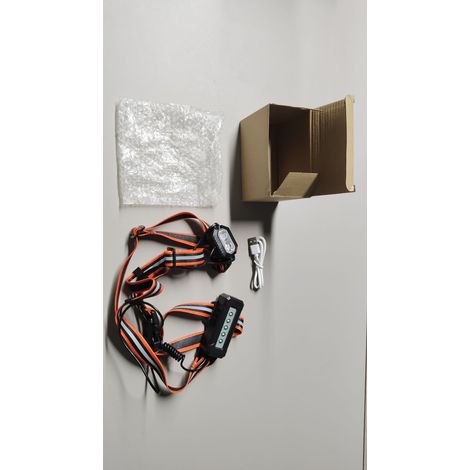 Reflektierende Abs-led-laufleuchte, 3 Modi, Wiederaufladbar, 500 Lm, Integrierter 2200-mah-akku, Wasserdicht Nach Ipx4, Für Jagen, Joggen, Wandern Und Outdoor-sportarten