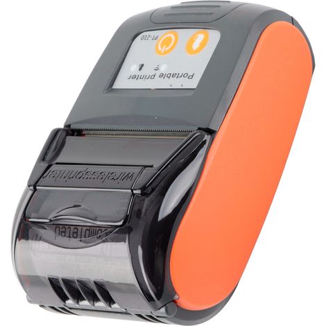 Tragbarer, Kabelloser Bluetooth-belegdrucker, 58 Mm Thermorechnung (orange)