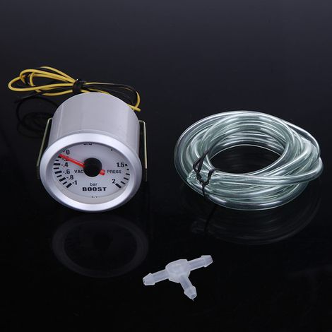 Ladedruck-vakuummeter Für Automatikgetriebe, 2" (52 Mm), 1 2 Bar, Blaue Led-beleuchtung