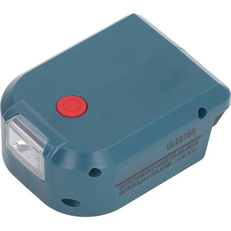 Akkuadapter Mit 18-w-pd3.0-typ-c- Und 5-v-2,1-a-usb-ausgang, Led-leuchte Für Bosch-akkus (14,4–18 V)