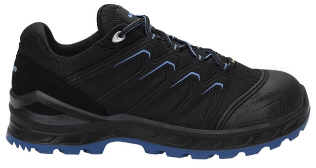 Elten Sicherheitshalbschuh Larrox Work Gtx Black-Blue Lo S3 Ci Gr. 47
