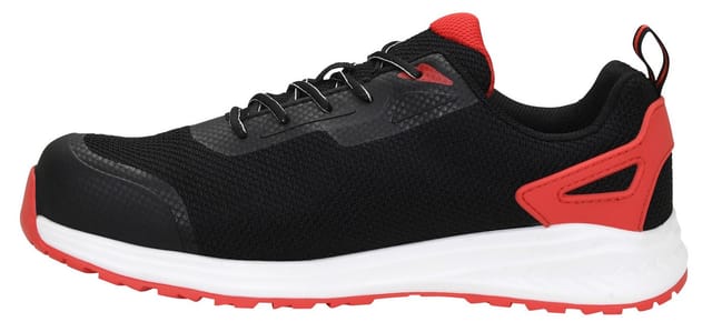 Elten Sicherheitshalbschuh Batis Black-Red Low Esd S1P Gr. 41