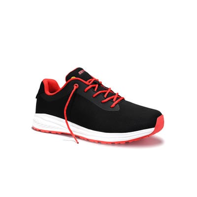 Elten Berufshalbschuh Marais Black-Red Low Esd O1 Gr. 44