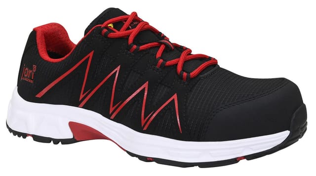 Jori Sicherheitshalbschuh JoSpeedy Black-Red Low Esd S3 Gr. 39