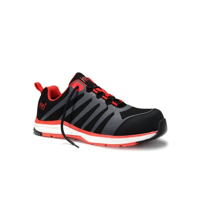 Jori Sicherheitshalbschuh JoRapid Black-Red Low Esd S3 Gr. 45