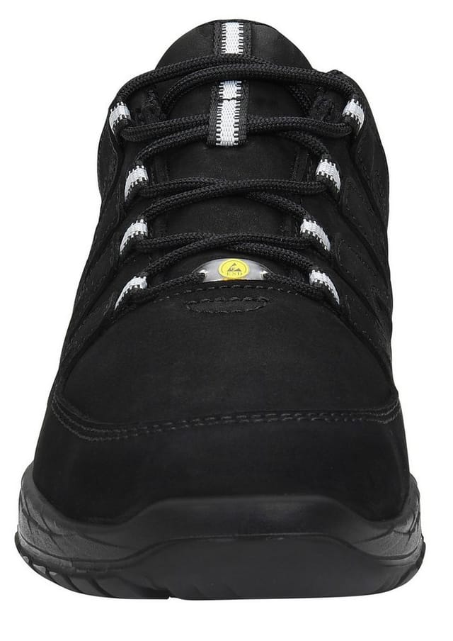 Elten Berufshalbschuh Maddox Black Leather Low Esd O2 Gr. 46