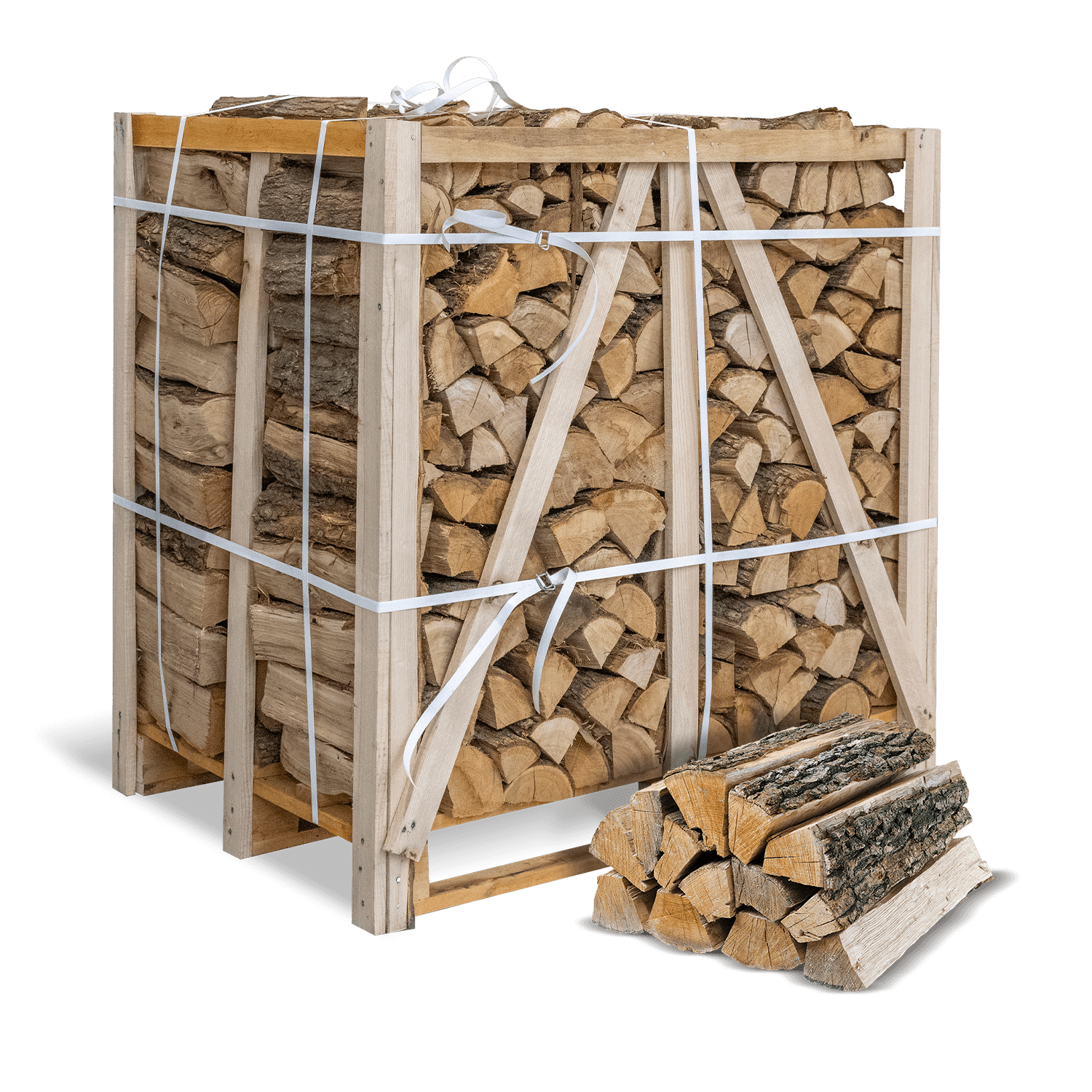 Heizfuxx Brennholz Hartholz-mix 33 Cm 1,8 Rm 750kg