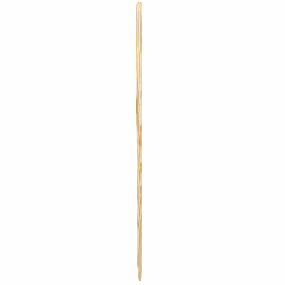 Ideal-gerätestiel Mit Konus Gerade, Roh, Feingeschliffen, Natur 180 Cm