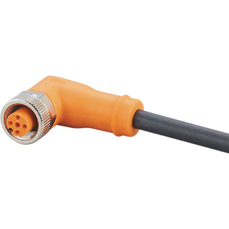 [neuwertig] B-ware Ifm Electronic Anschlussleitung Evc713 Gewinkelt 10m 5-polig Pur Kabel 1 St.